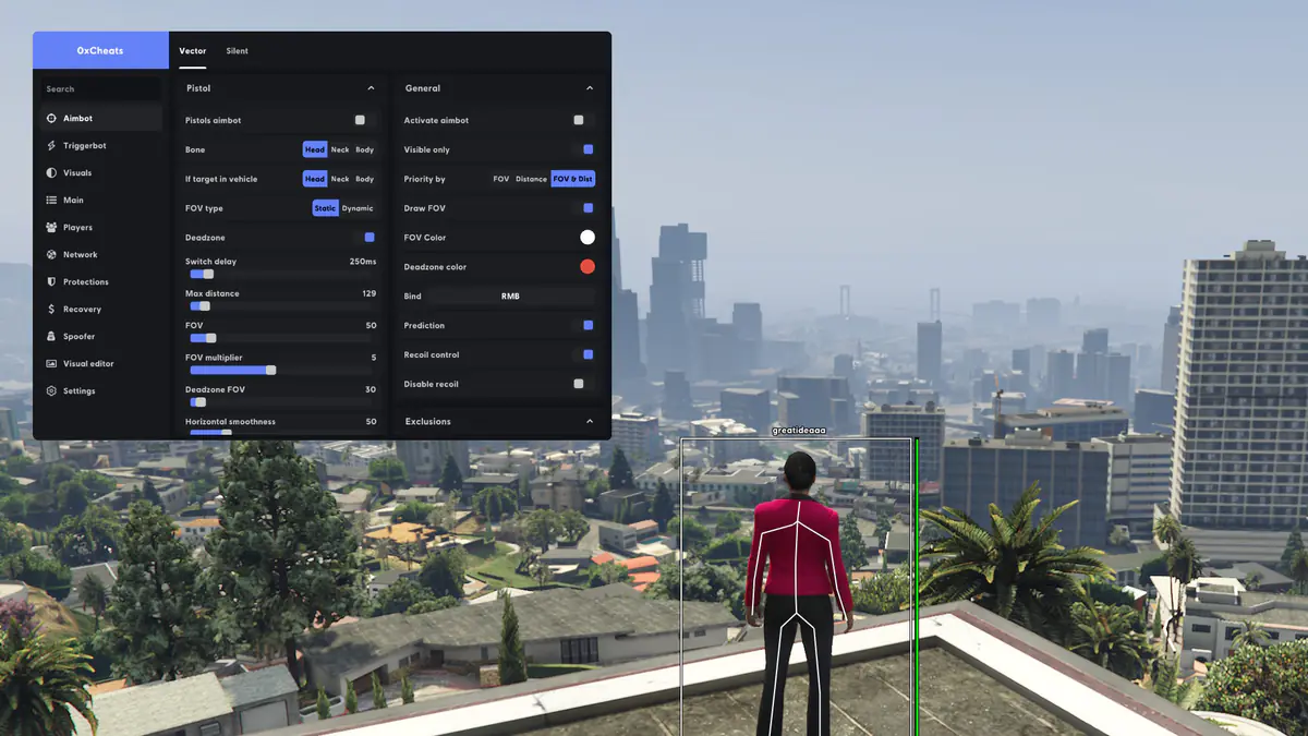 0xCheats Legacy — GTA 5 screenshot 3