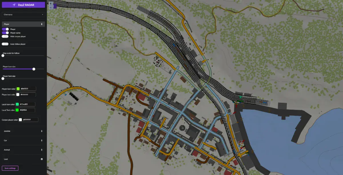 715 Team Web Radar — DayZ screenshot 3