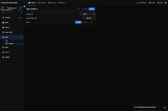 Clutch DBD DMA — DMA CHEATS screenshot 3
